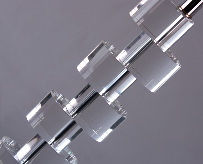 Silver PS Cover Clear Cystal Table Lamps - Click Image to Close