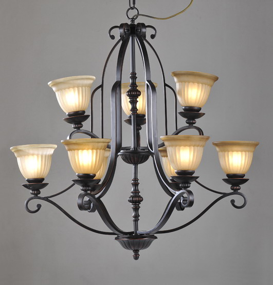 9-Light Black Bedroom Chandeliers at Cheap Prices