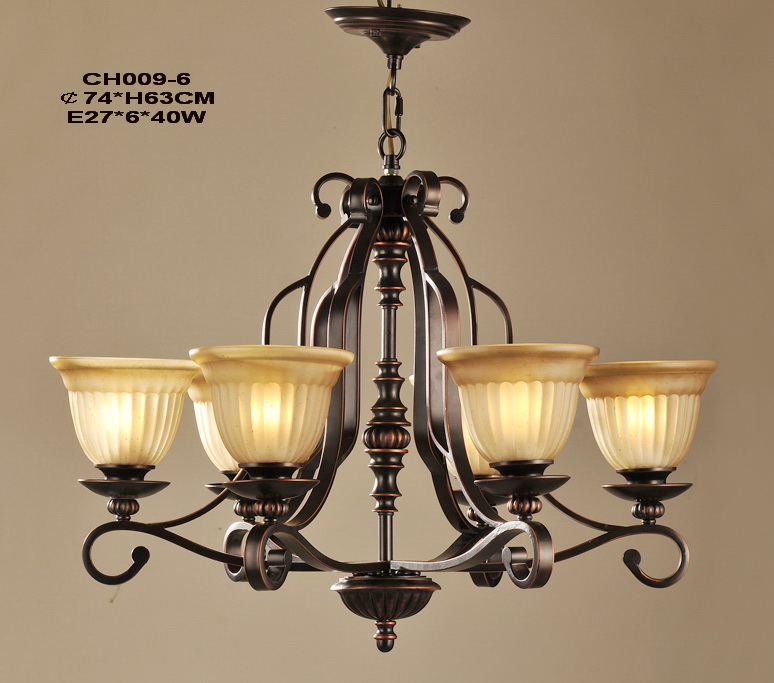 Portfolio 6-Light Copper Antique Chandeliers