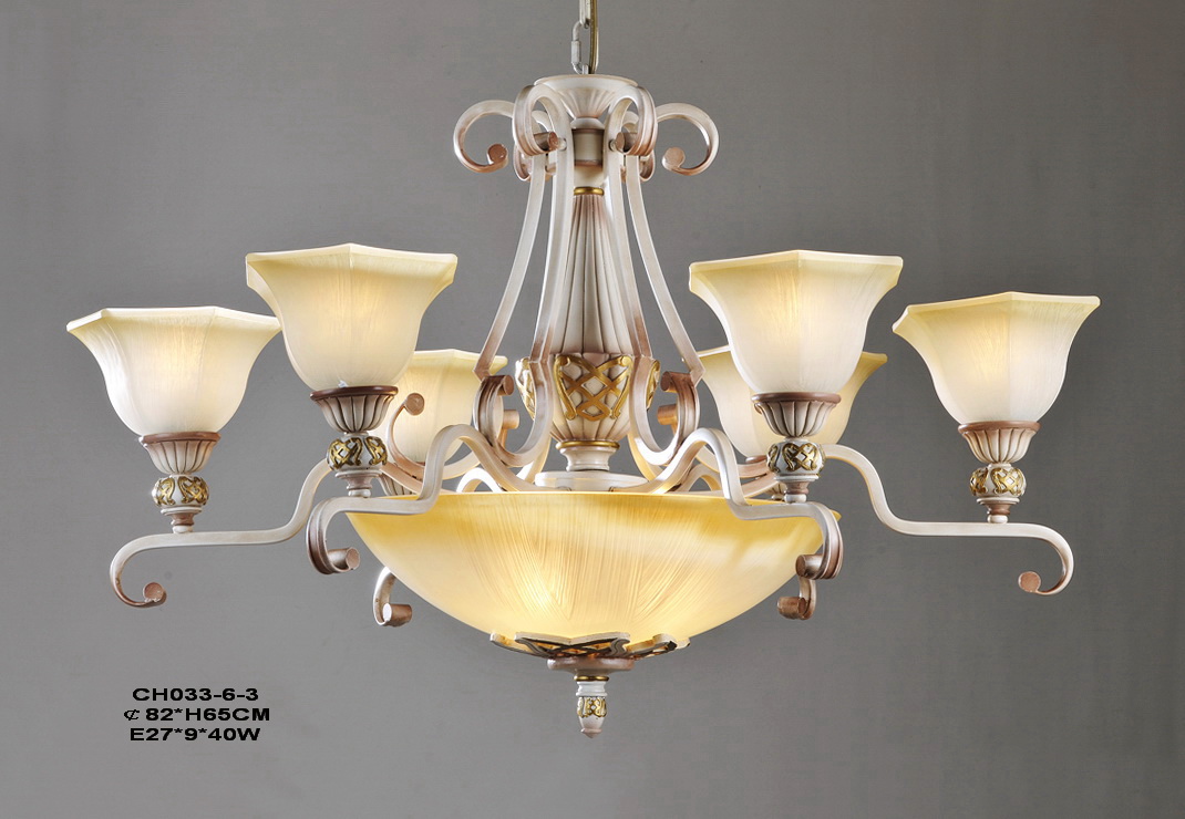 Portfolia 9-Light Rust Antique Chandeliers