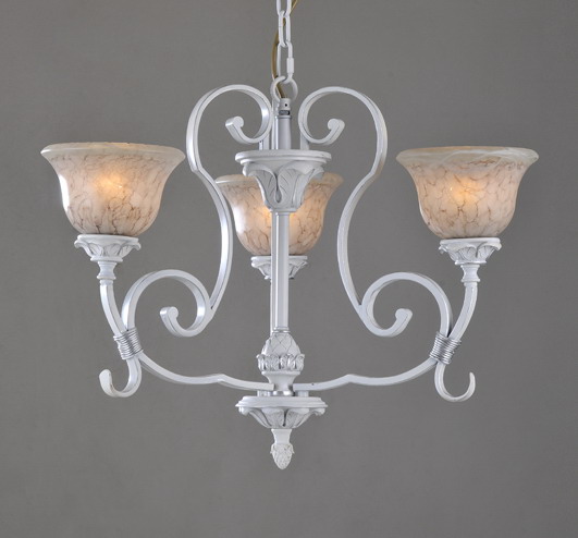 Perfect 3-Light White Modern Chandeliers
