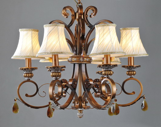 Luxurious 21-Light Brass Chandeliers with Clear Crystals