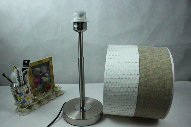 Idyllic Ivory Adjustable Floor Lamp with Chrome Basis