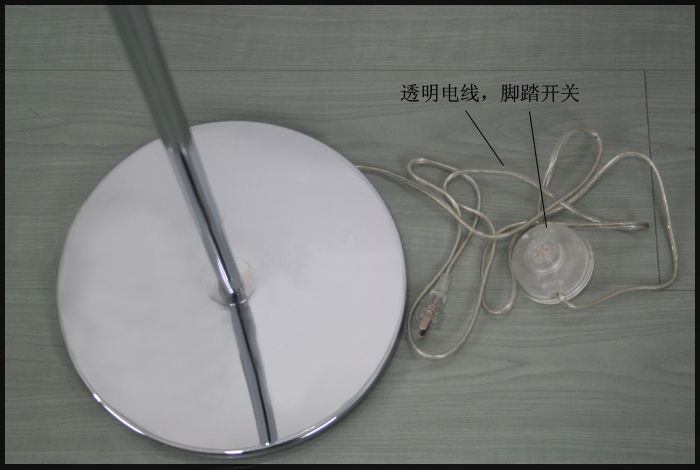 Modern White Transparent Crystal Balls Floor Lamp
