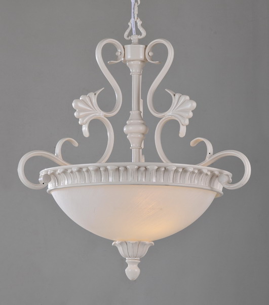 Exquisite 2-Light White Metal Modern Chandeliers
