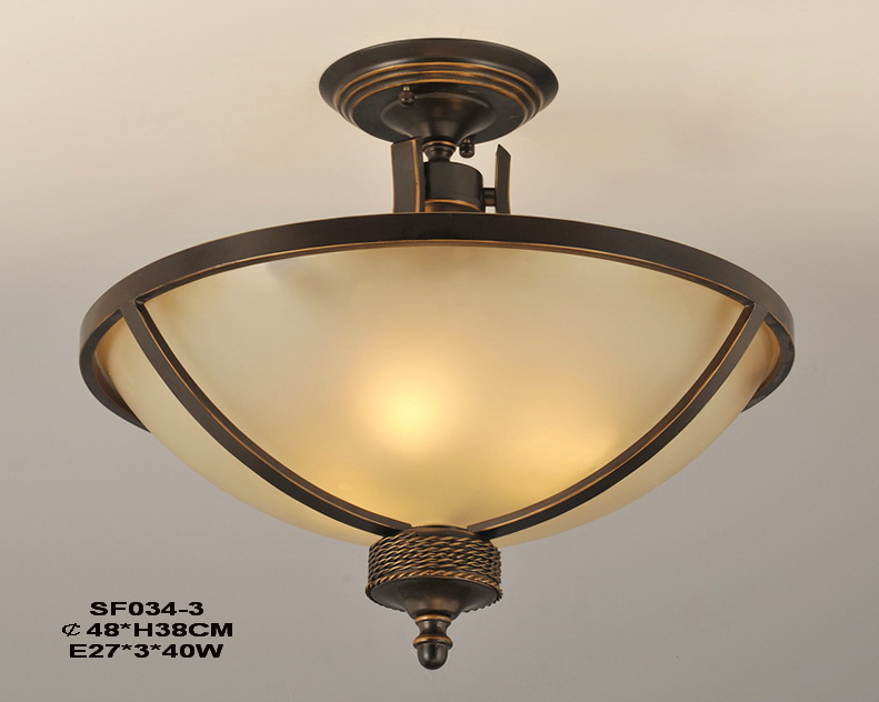 Delicate 3-Light Antique Bronze European Kitchen Chandeliers