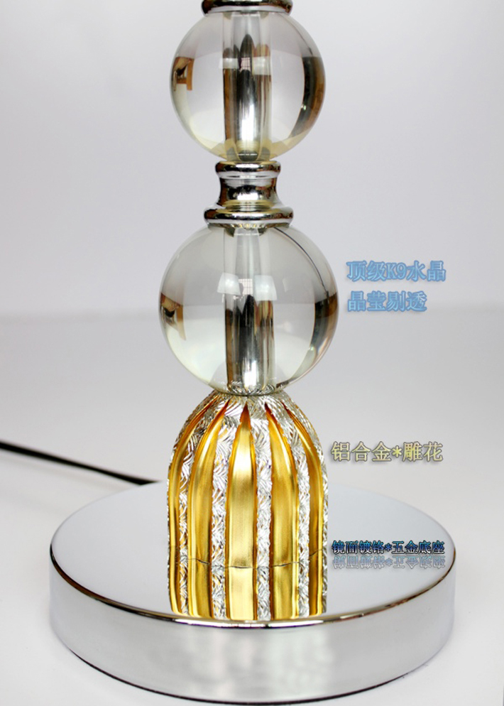 Modern Table Lamps with Crystal balls and Aluminum Alloy