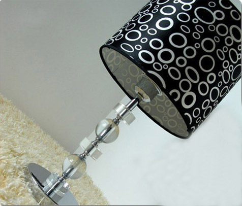 Outlet Black Cloth Art K9 Crystal Bedside Table Lamps