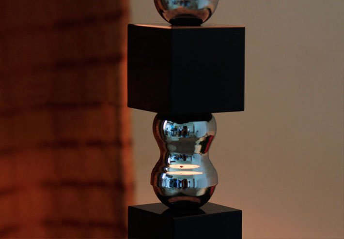 Flame-Retarding PVC K9 Crystal Chrome Table Lamp
