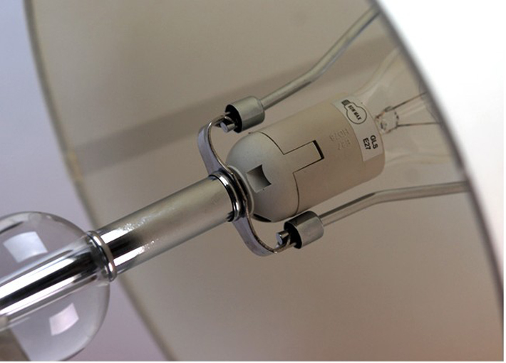 Outlet High Quality White Table Lamps with Cyan Crystal Balls