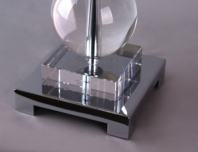 Outlet High Quality White Table Lamps with Cyan Crystal Balls