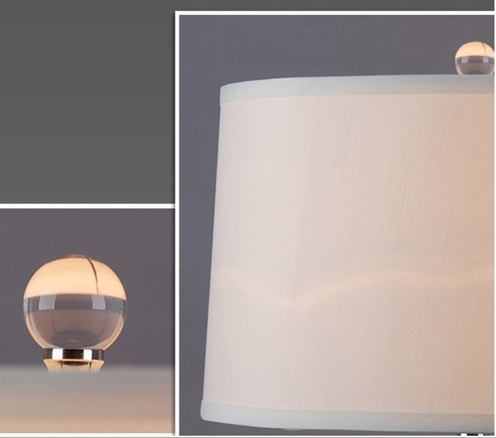Outlet Liner Cotton Plating Modern Bedside Table Lamps at Discount Prices