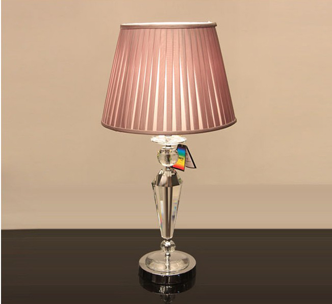 Offwhite Transparent K9 Crystal Table Lamps Chrome at Cheap Prices