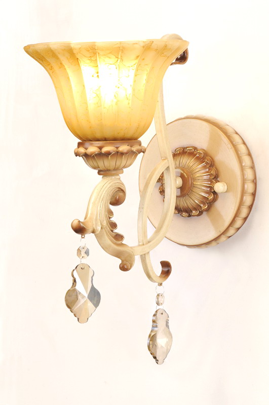 Exquisite 1-Light Antique Appearance Bathroom Wall Lamps